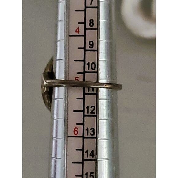 Vintage Sterling Silver Tiger's Eye Ring - Picture 5 of 6